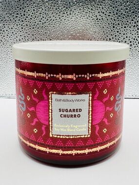 Bath & Body Works Sugared Churro 3 Wick Candle